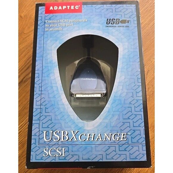 Adaptec USBXchange SCSI to USB Adapter for connecting Scanners, Drives - Picture 1 of 5
